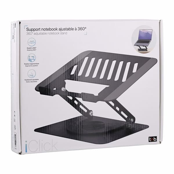 Laptopstöd T'NB iClick Metall Innovativ och funktionell 360° rotation