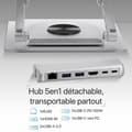 Miniatyrbilde 3 av 9: Notebookstativ T'NB iClick Metall Moderne 360º rotasjon