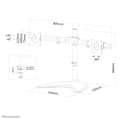 Miniatyrbillede 3 af 3: Damesko Fila Courtbay hvid FFW0477 13037 40
