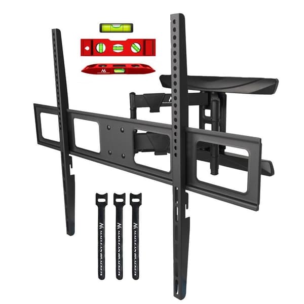 Maclean TV-fäste, max VESA 800x600, 43-100", 80kg, horisontell och vertikal vinkeljustering, profil 50-500mm, svart, MC-423