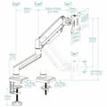 Miniatyrbillede 3 af 3: TV-holder TooQ DB1334TNR-B 34" 13"