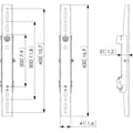 Miniatyrbild 4 av 4: Monteringskomponent - VOGELS - 7232040 - Svart - 2 interfaceband - 160 kg max
