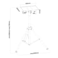 Miniatyrbild 3 av 3: Pied - NEWSTAR - NS-FS200BLACK - Svart - 10"-32" - Max. belastning 15 kg