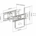 Miniatyrbillede 5 af 6: TV-holder STELL SHO 5610 32"-70"
