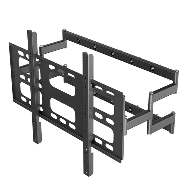 Täysliikkuva TV-seinäkiinnike, tukee 55”-100” televisioita, 120 kg painokapasiteetti,musta