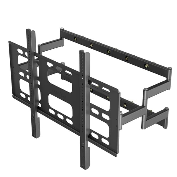 Täysliikkuva TV-seinäkiinnike, tukee 55”-100” televisioita, 120 kg painokapasiteetti,musta