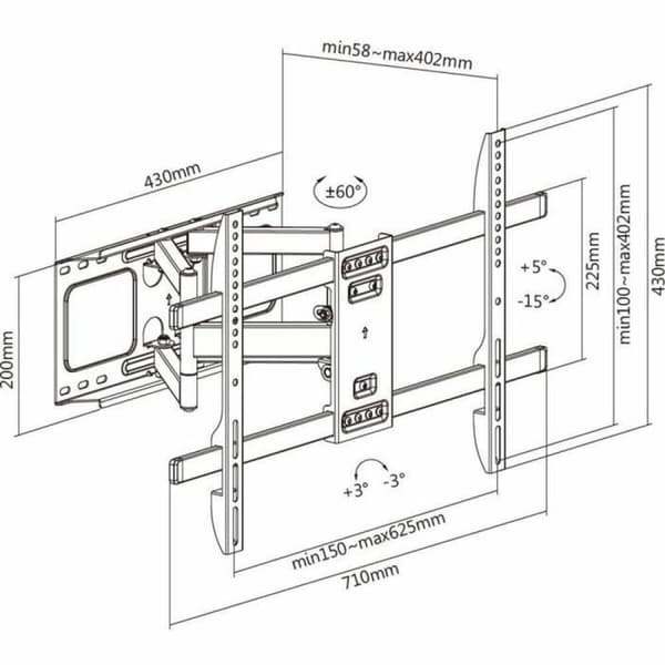 TV-holder STELL SHO 5630 37"-80"