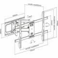 Miniatyrbillede 2 af 6: TV-holder STELL SHO 5630 37"-80"