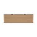 Miniatyrbild 9 av 9: Meuble TV 2 niches et 2 portes aux façades effet vague L140 cm - BOLOGNE