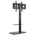Miniatyrbillede 3 af 4: TV gulvstand, drejeligt design, højdejusterbar, sort