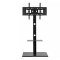 Miniatyrbillede 2 af 4: TV gulvstand, drejeligt design, højdejusterbar, sort