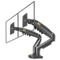 Miniatyrbild 1 av 2: Gasfjäder Monitorställning, Dubbla Armar, 360 Rotation, MED 1xUSB-KABEL