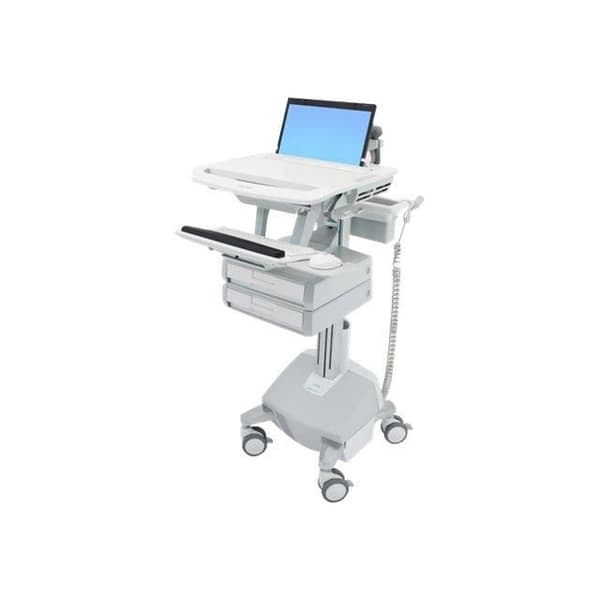 Ergotron bärbar datorvagn - tangentbord - mus (öppen arkitektur) medicinsk aluminium, stål z-SV44-1122-2