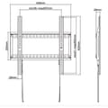 Miniatyrbild 6 av 6: Support TV fasta - SLIM - Stell - SHO 5200
