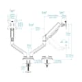 Miniatyrbillede 7 af 7: TV-holder TooQ DB1434TNR-B 13" 20 kg