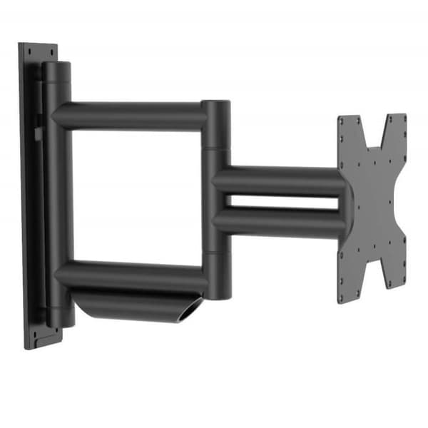 Cavus Support Väggmontering Högklassig för TV 26" till 65" upp till 50 kg - Industriellt Svart Stål - Svängbart Stöd - VESA 2873
