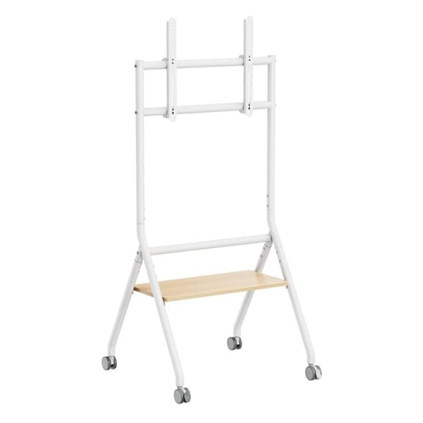 TV-teline Aisens FT86FE-331 86" 37" 80 kg Valkoinen, Puu