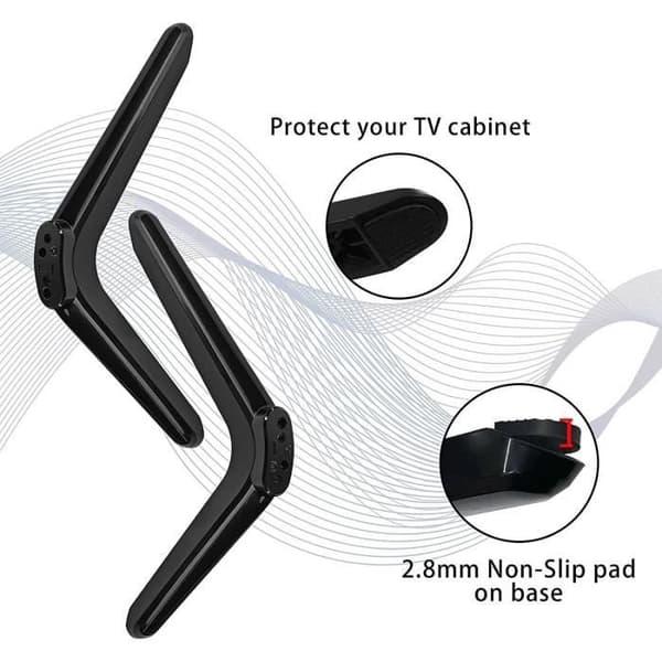 Support TV Universel - GENERIC - Naapesi - Kompatibel Roku TV 32-55 Tum - Svart - Fast