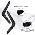 Miniatyrbild 3 av 4: Support TV Universel - GENERIC - Naapesi - Kompatibel Roku TV 32-55 Tum - Svart - Fast