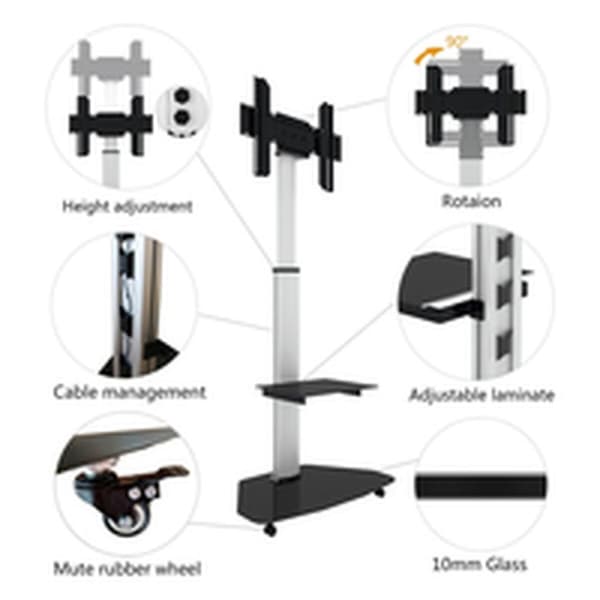 TV-holder Techly ICA-TR3SL 40 kg 70" 37"