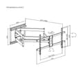 Miniatyrbillede 9 af 11: TV-holder Aisens 43" 90" 60 Kg