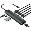Miniatyrbild 3 av 3: USB-HUB Conceptronic 110515507101 Aluminium Grå 9-i-1