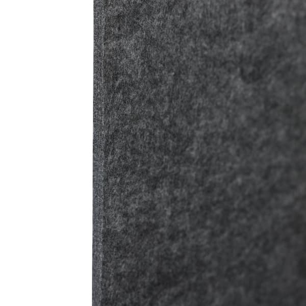 Akustisk vægpanel PET -filt - 100x100 cm - Antracit