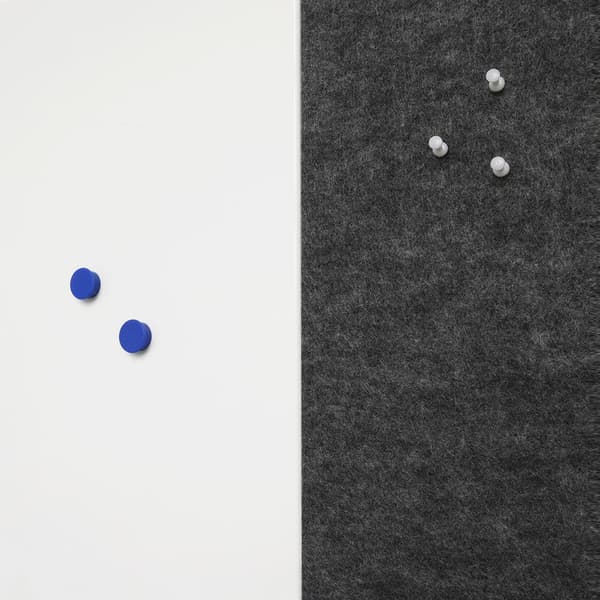 Akustisk vægpanel PET -filt - 100x100 cm - Antracit