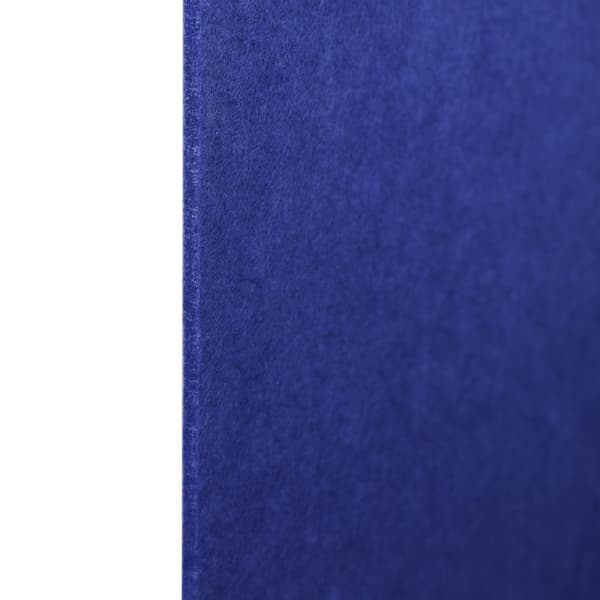 Akustisk vægpanel PET -filt - 100x100 cm - Mørkeblå