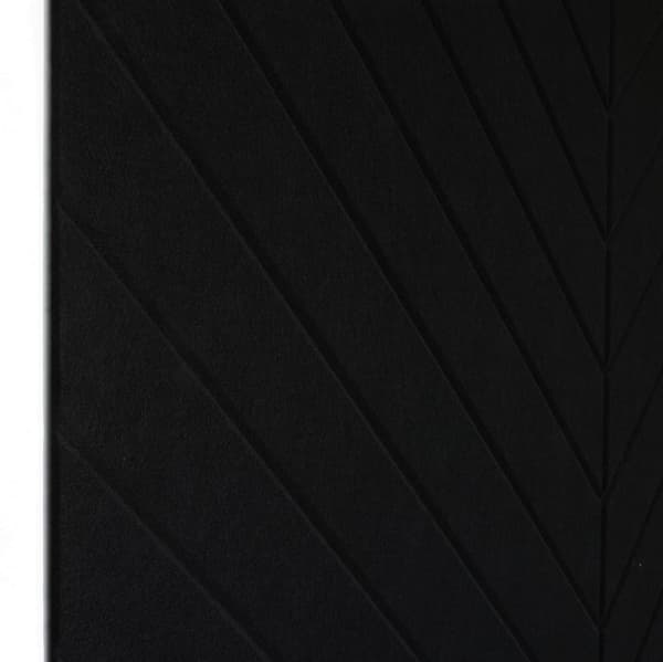 Akustisk vægpanel PET filt - 100x100cm - Sildeben Sort