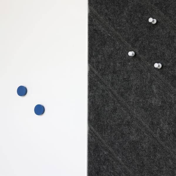 Akustisk väggpanel PET-filt - 100x100cm - Fiskbensantracit