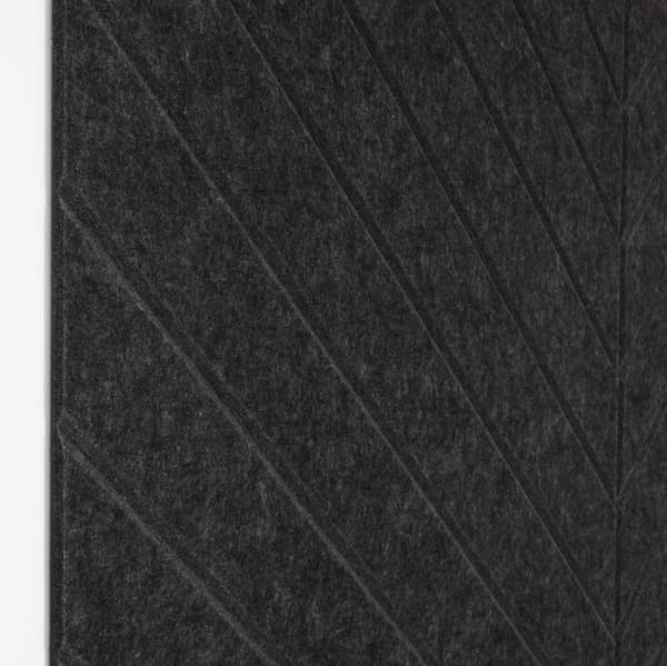 Akustisk väggpanel PET-filt - 100x100cm - Fiskbensantracit