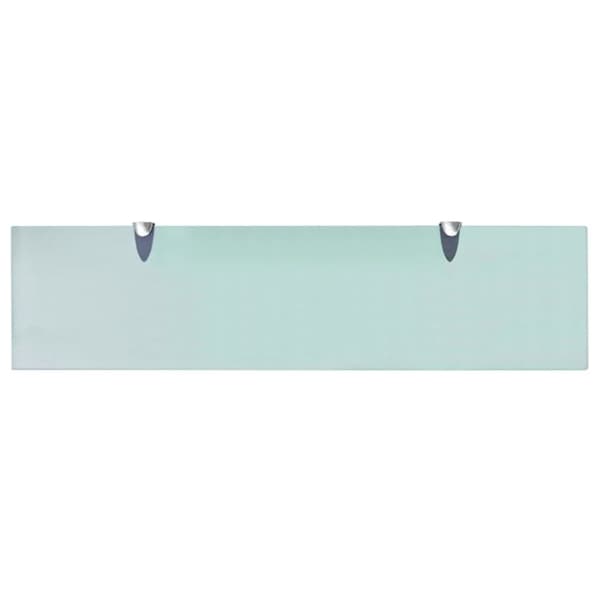 vidaXL Svävande hylla glas 80x20 cm 8 mm