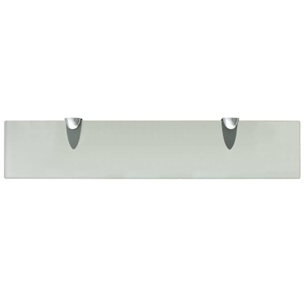 vidaXL Svävande hylla glas 50x10 cm 8 mm
