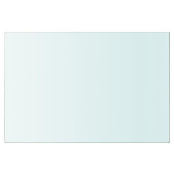 vidaXL Hyllplan glas genomskinlig 20x30 cm