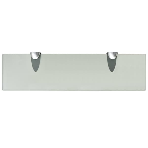 vidaXL Svävande hylla glas 40x10 cm 8 mm
