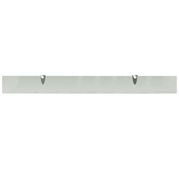 vidaXL Svävande hylla glas 100x10 cm 8 mm