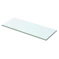 Miniatyrbilde 1 av 2: vidaXL Hyllepanel klart glass 50x15 cm
