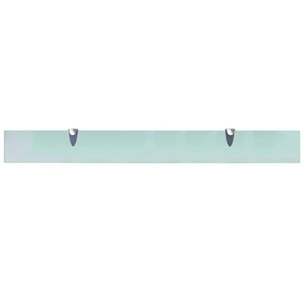 vidaXL Flytende hylle glass 90x10 cm 8 mm
