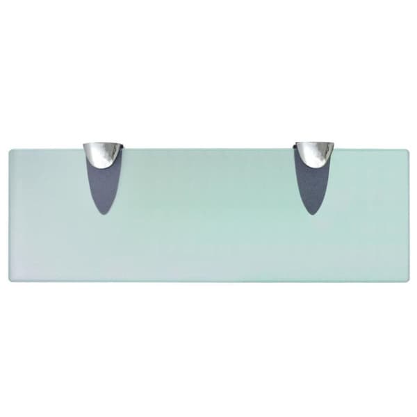 vidaXL Svävande hylla glas 30x10 cm 8 mm