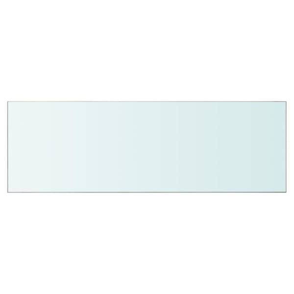 vidaXL Hyllepanel klart glass 90x30 cm