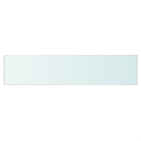 vidaXL Hyllepanel klart glass 60x12 cm