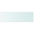 Miniatyrbilde 2 av 2: vidaXL Hyllepanel klart glass 80x25 cm