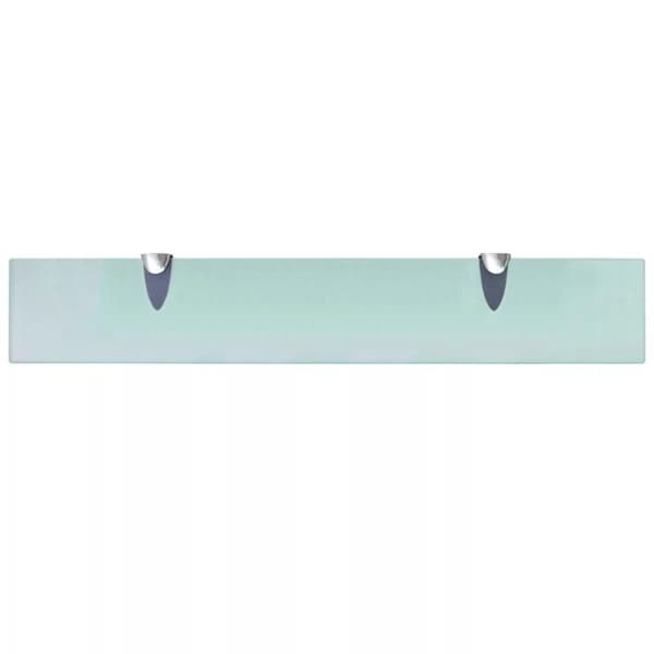 vidaXL Svävande hylla glas 60x10 cm 8 mm