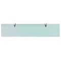 Miniatyrbilde 3 av 4: vidaXL Flytende hylle glass 90x20 cm 8 mm