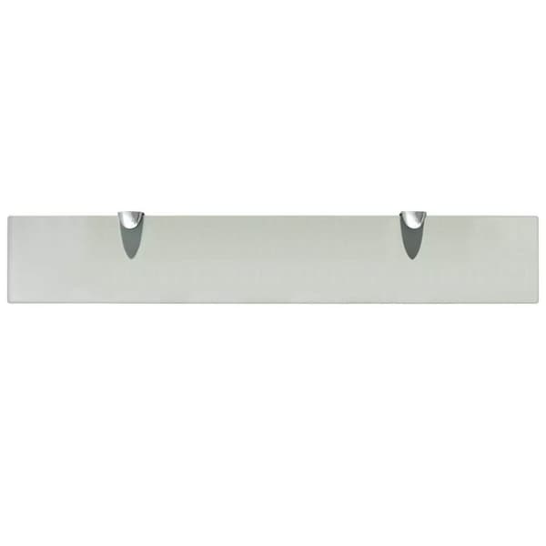 vidaXL Svävande hylla glas 60x10 cm 8 mm