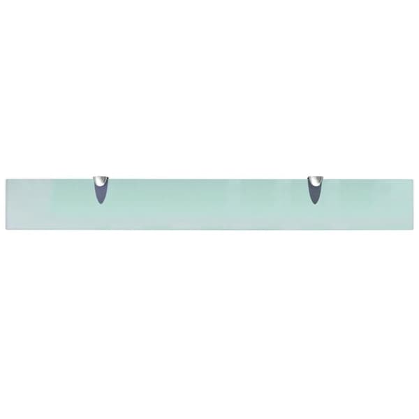 vidaXL Flytende hylle glass 80x10 cm 8 mm