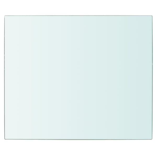 vidaXL Hyllplan glas genomskinlig 30x25 cm