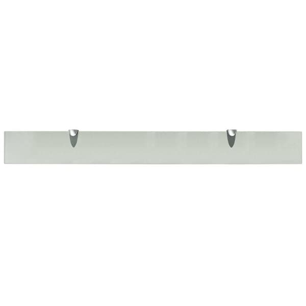 vidaXL Flytende hylle glass 90x10 cm 8 mm