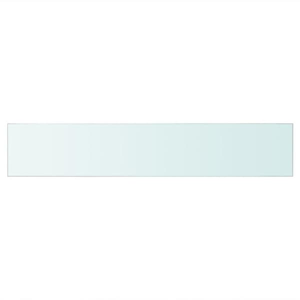 vidaXL Hyllplan glas genomskinlig 70x12 cm